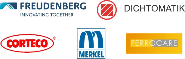 Freudenberg, Dichtomatik, Corteco, Merkel and Ferrocare sealing partners