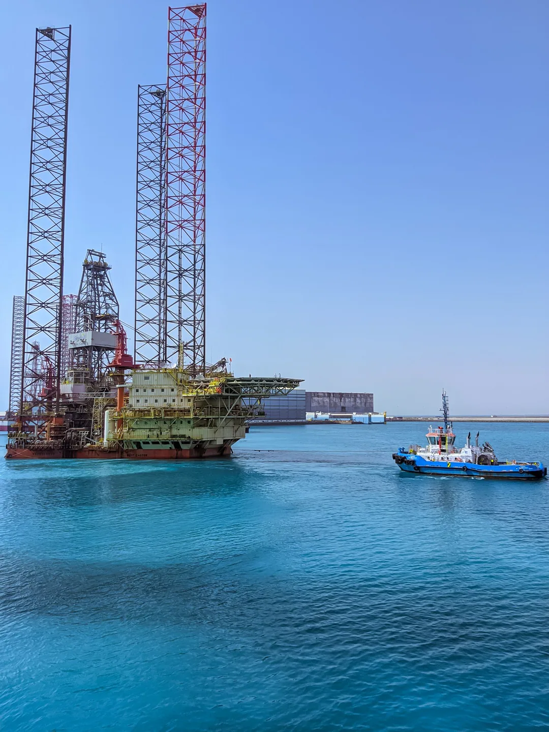 Industrial offshore vessel and port equipment